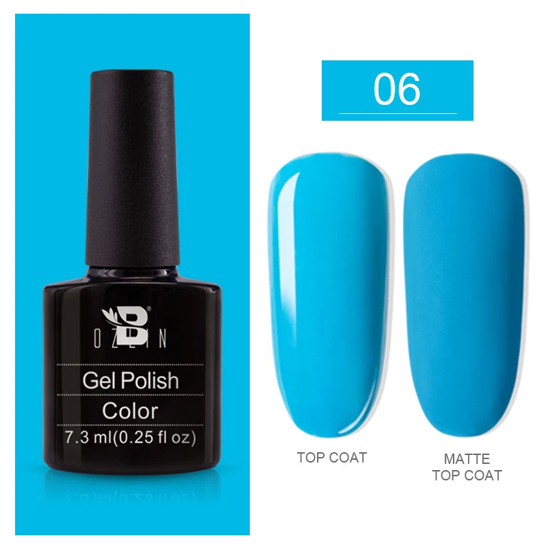 AWStorG15ml 2 IN 1 Crystal Top Coat Transparent Soak Off UV LED Nails Art Manicure Gel Nail Polish Varnishes Primer Function Gel RAR 06
