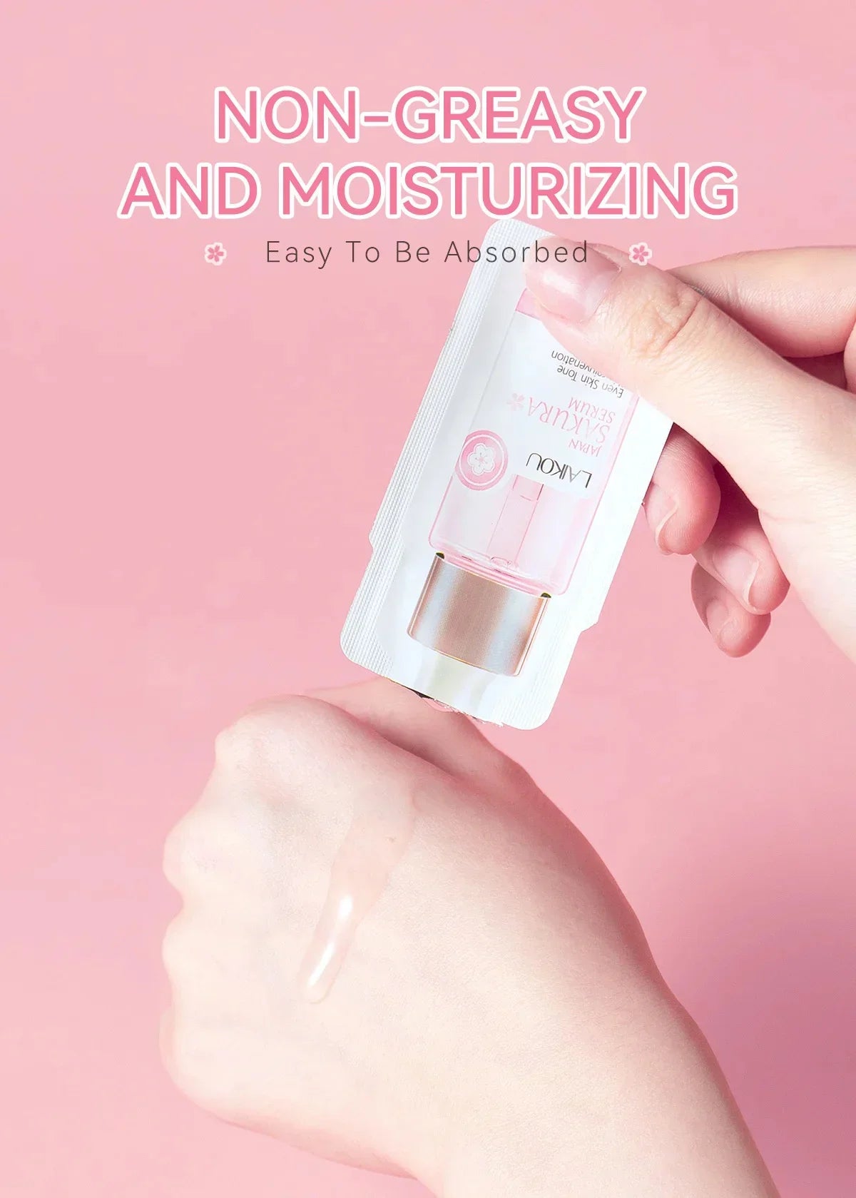 Sakura Whitening Face Serum Fade Fine Lines Anti Aging Tighten Pores Improve Melanin Pigment Dull Moisturizer Brighten Skin Care