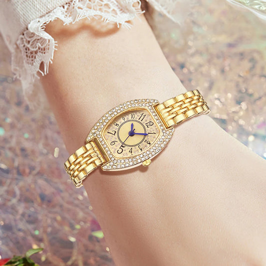 1PCS Women's Luxury Trendy Digital Scale Quartz Watch Suitable for Daily Clothing Matching as a Gift for Friends and Mothers