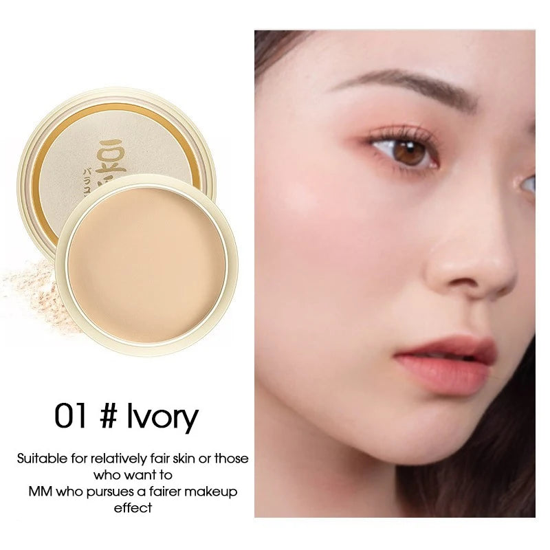 Japanese concealer set makeup soy milk powder, whitening makeup, durable oil control and moisturizing powder 01