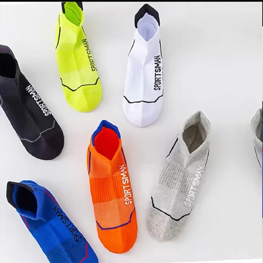 5 Pairs sport Socks High Quality Men's Summer Man Short Socks Breathable Ankle Socks Cotton Black Thin Cut Run Men Socks