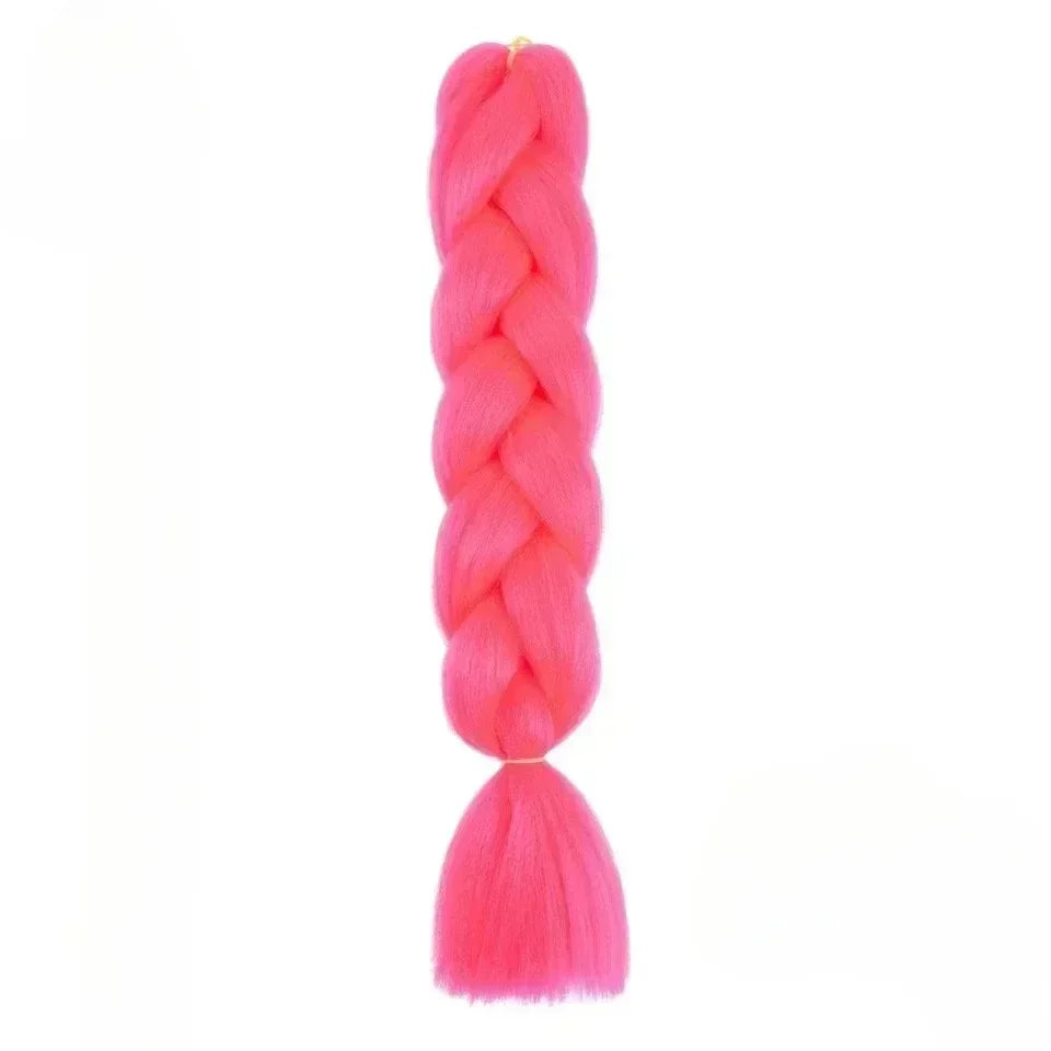 YUNLU 24Inch Synthetic Crochet Hair Extensions for White Women Box Twist 165g Jumbo Braiding Hair Pre Stretched Wholesale A14 24inches