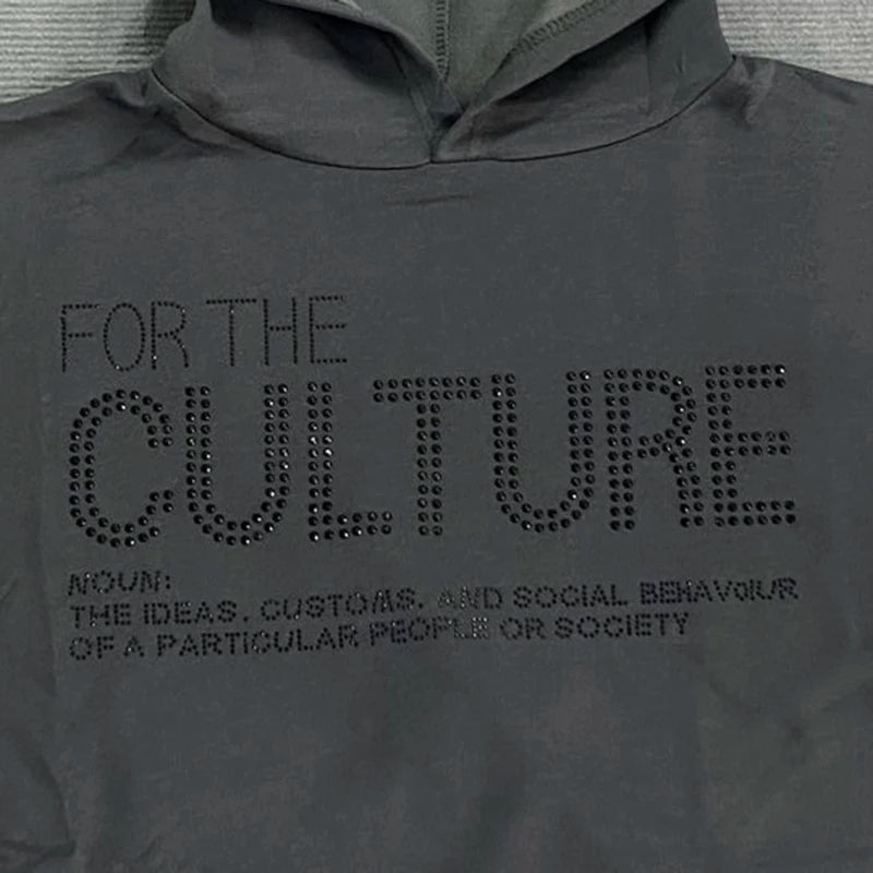 Y2K Retro Style Hoodie 2025 Fashion Street Casual Pullover Jacket with Letter Hot Stamping Design