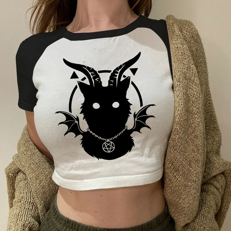 2023 Sexy T Shirts Future Milf Star Fashion Women Crop Top Harajuku Streetwear Outfits Summer Sexy Party Femme Y2k Women Clothes Y413