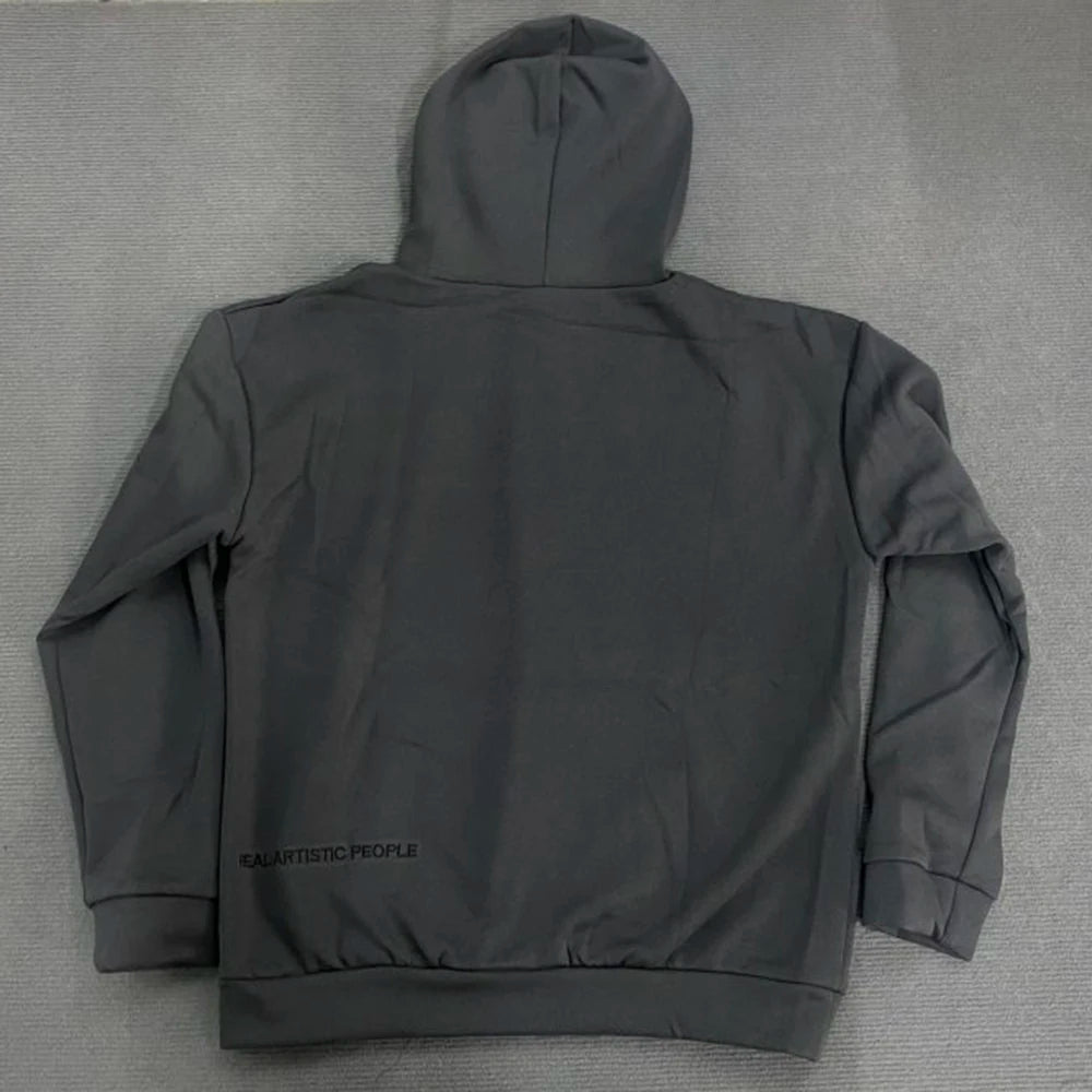 Y2K Retro Style Hoodie 2025 Fashion Street Casual Pullover Jacket with Letter Hot Stamping Design