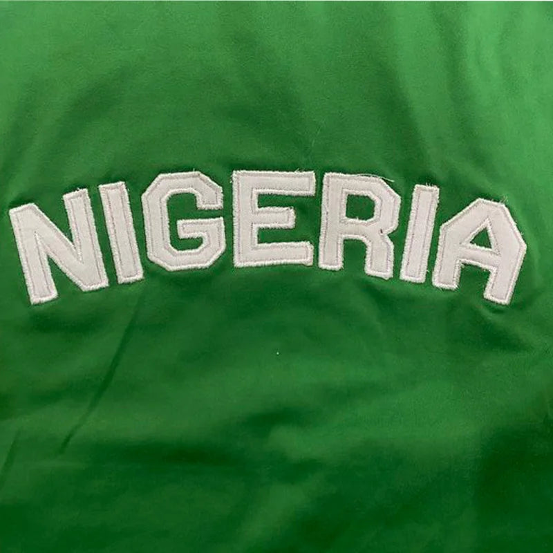 2025 Summer New y2k Leisure Color Blocked Embroidered Nigeria Letter Green T-shirt trend 2025 Women's Clothing Crop Top EMO