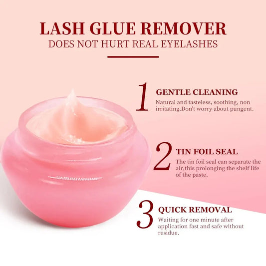 GTGDHNY Eyelash Glue Remover Quick Unloading Adhesive Professional Cream Remover for Eyeslashes De Pestaรฑa Makeup Tools