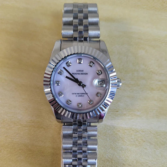 LGXIGE Crystal Women Bracelet Watches Top Brand Fashion Diamond Ladies Quartz Watch Steel Female Wristwatch Montre Femme Relogio Badiee Stylez