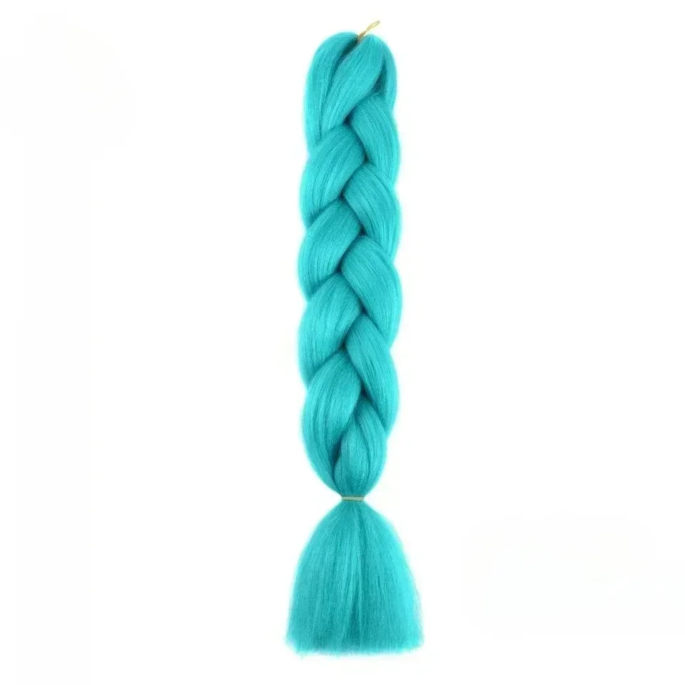 YUNLU 24Inch Synthetic Crochet Hair Extensions for White Women Box Twist 165g Jumbo Braiding Hair Pre Stretched Wholesale A27 24inches