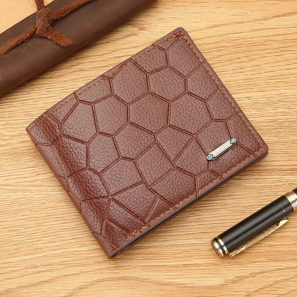 New Style Mini Thin Men Wallet Card Holder Men'S Purse Coin Pouch Id Card Holder Short Canvas Card Holder Wallet H