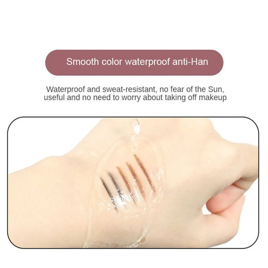 Pencil-shaped Wooden Eyebrow Pencil Waterproof Sweat-proof Eyebrow Pen Smooth Eyebrow Pencil Lasting Not Easy To Faint Cosmetics