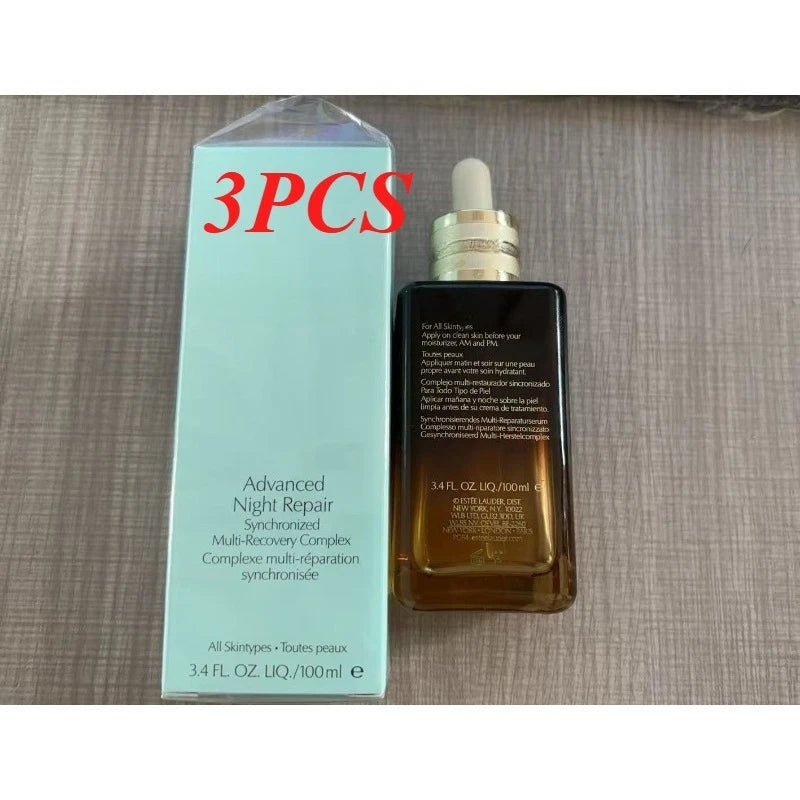 1/2/3PCS Essence Cream 50/100ml Moisturizing and Improving Skin Brown Bottle Eye Cream 15ml Lightens Fine Lines Skin Care 3PCS Estee 100ml