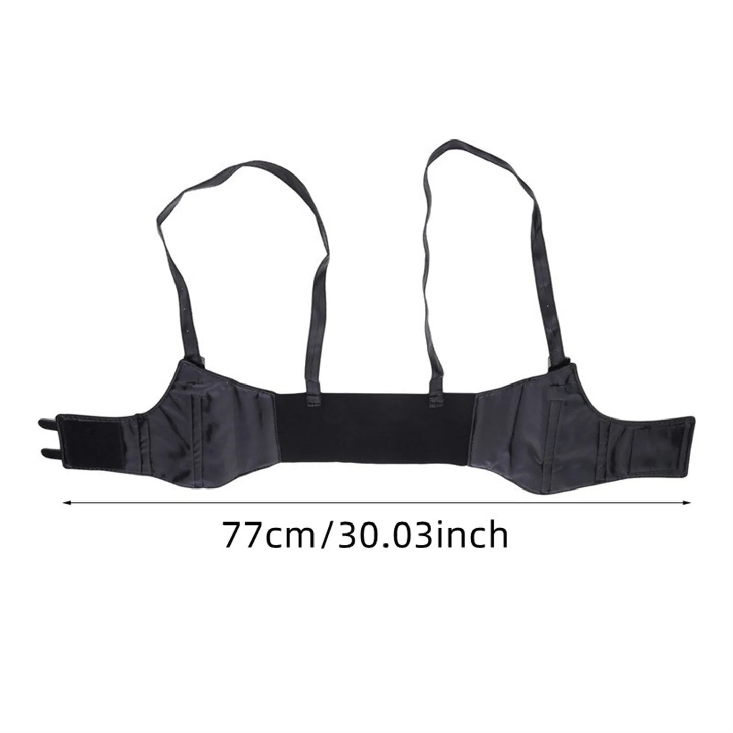 Women's Waist Belt Underbust Corset PU Leather Adjustable Punk Cummerbund Corset Wide Belts Dress Costume Waistband Cincher 1PC Black A