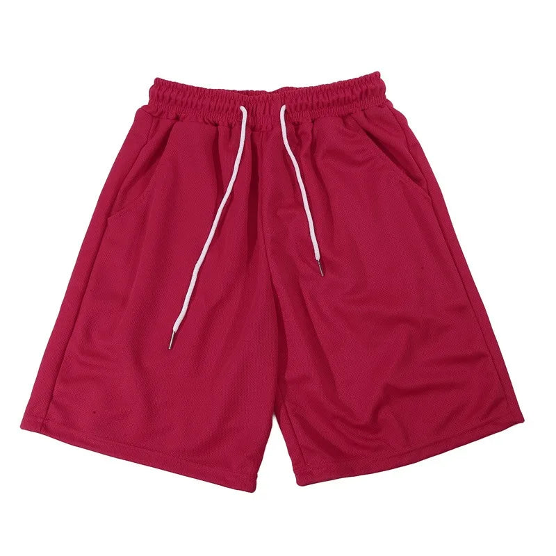 New Summer Men Short Mesh Gym Bodybuilding Casual Loose Shorts Outdoors Fitness Beach Short Pants Male Brand Sweatpants Badiee Stylez