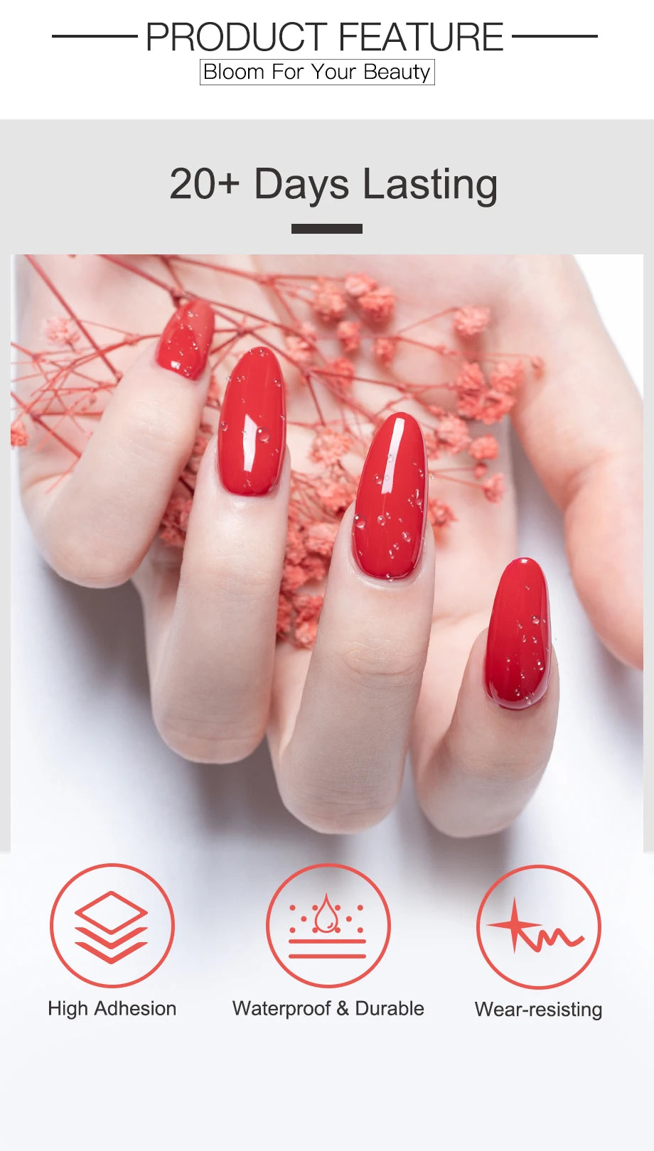 ROSALIND Hot-sale Bottle Gel Nail Polish Vernis Semi Permanent Primer Top Coat Bright Classic For Nail Art Design LED/UV Lamp