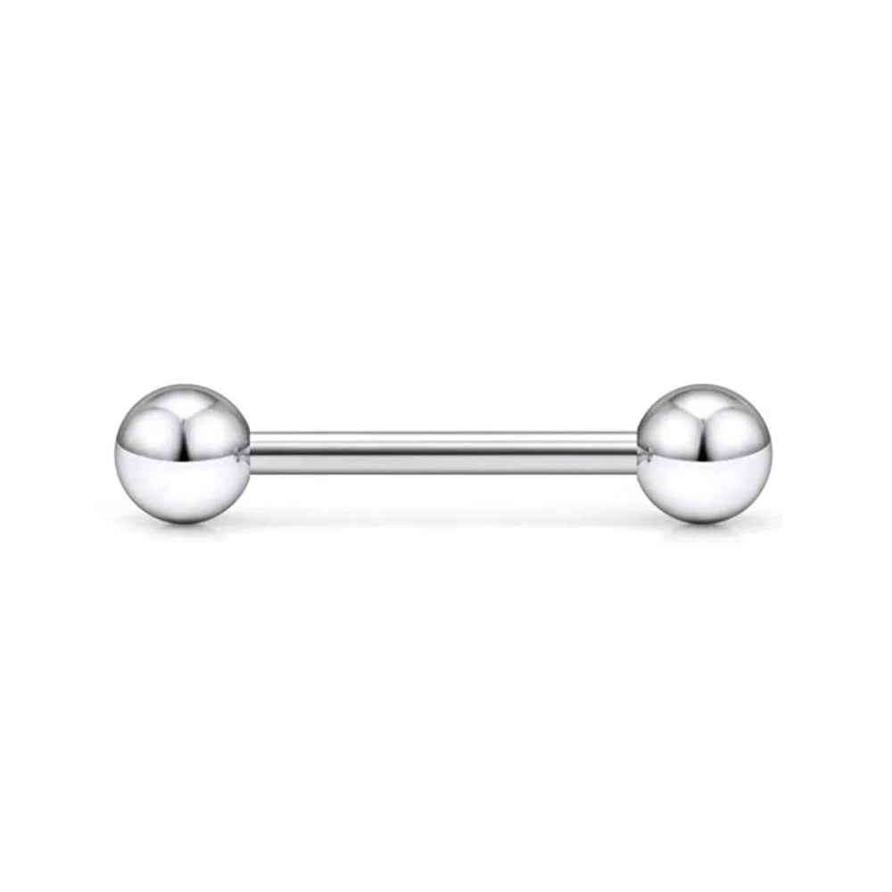 1PCS/4PCS 14G Stainless Steel Tongue Rings Barbell Rainbow Colorful Tongue Bar Piercing Body Jewelry 1PC A 1.6x16mm