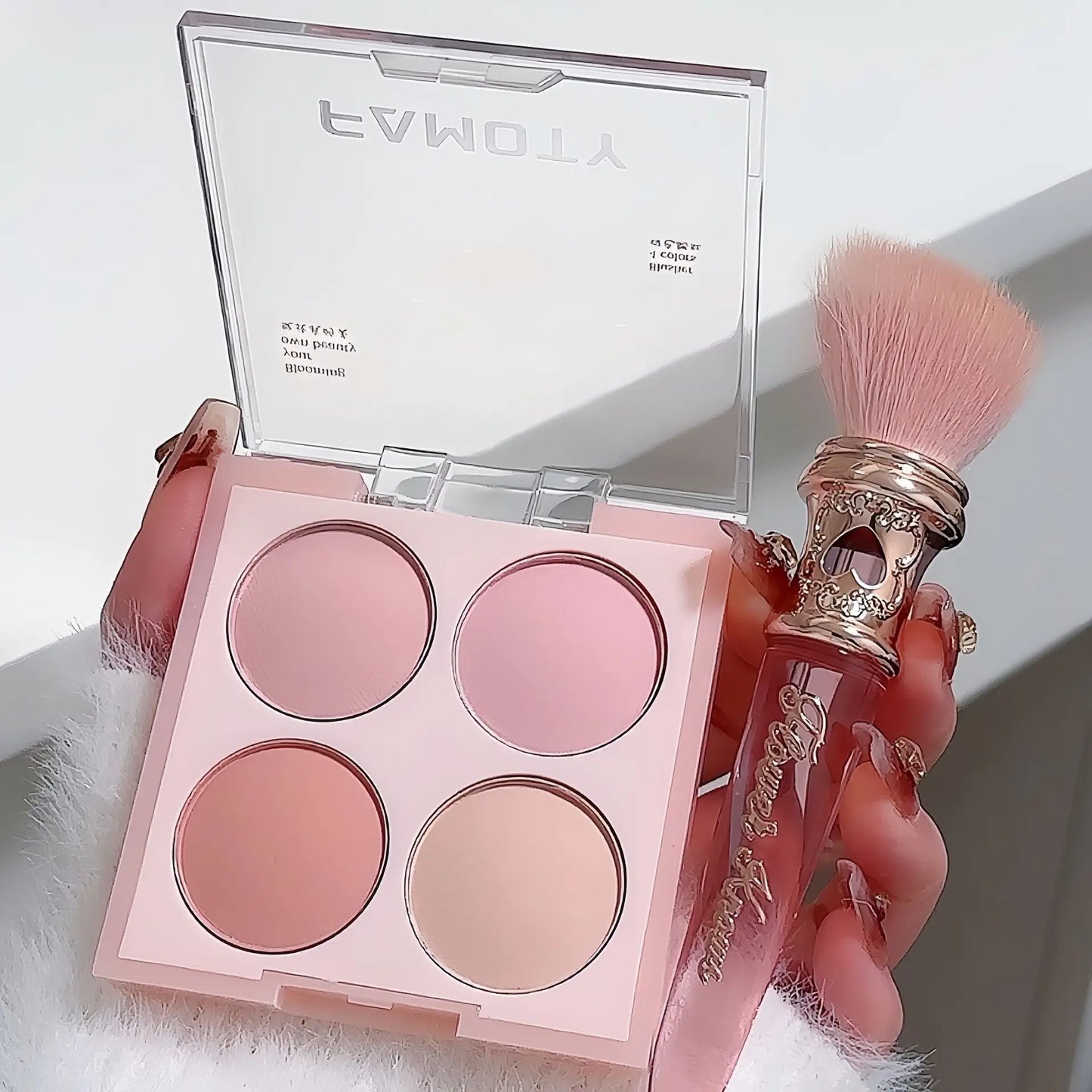 4 Colors Blush Powder Face Makeup Sweet Warm Colors Matte Cheek Powder Facial Beauty Cosmetic Makeup Blush 03