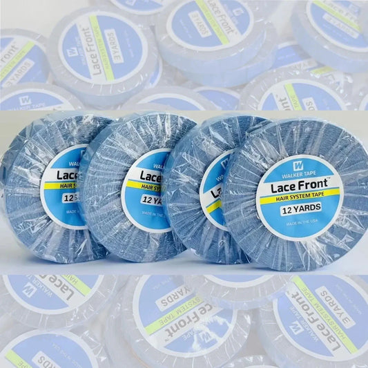 Ultra Hold Double-Sided Hair System Tape for Lace Front Wig 12Yards/3Yards Walker Tape Hair Extension Glue for Lace Closure