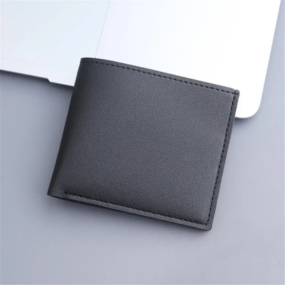 New Style Mini Thin Men Wallet Card Holder Men'S Purse Coin Pouch Id Card Holder Short Canvas Card Holder Wallet D