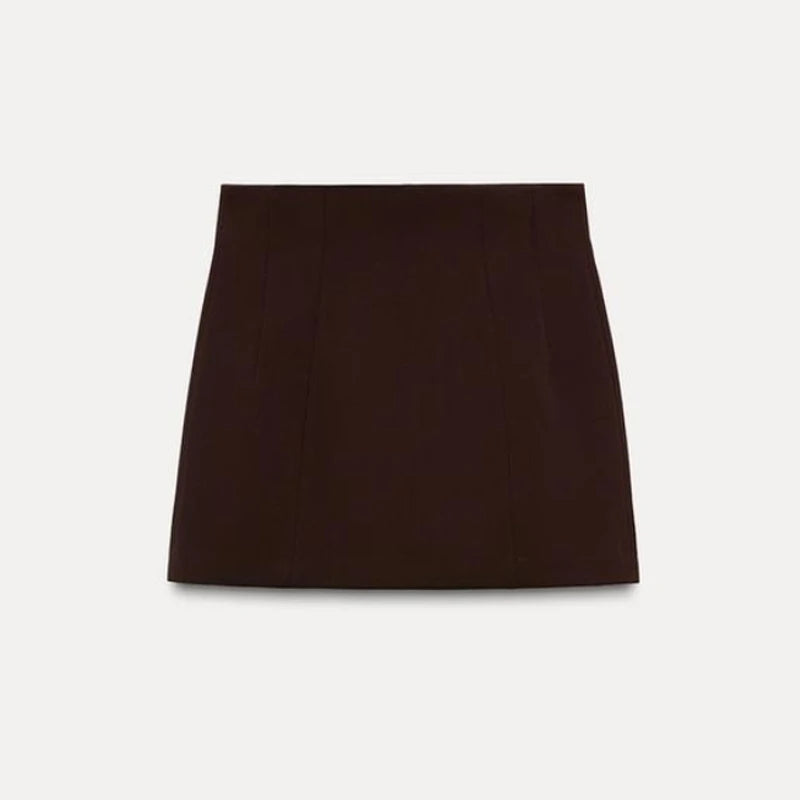 Elegant Lapel Blazer Mini Skirts Sets Women Casual Burgundy Jackets Suit With Hip Package Skirt Female 2025 Spring Chic Outfits black 1