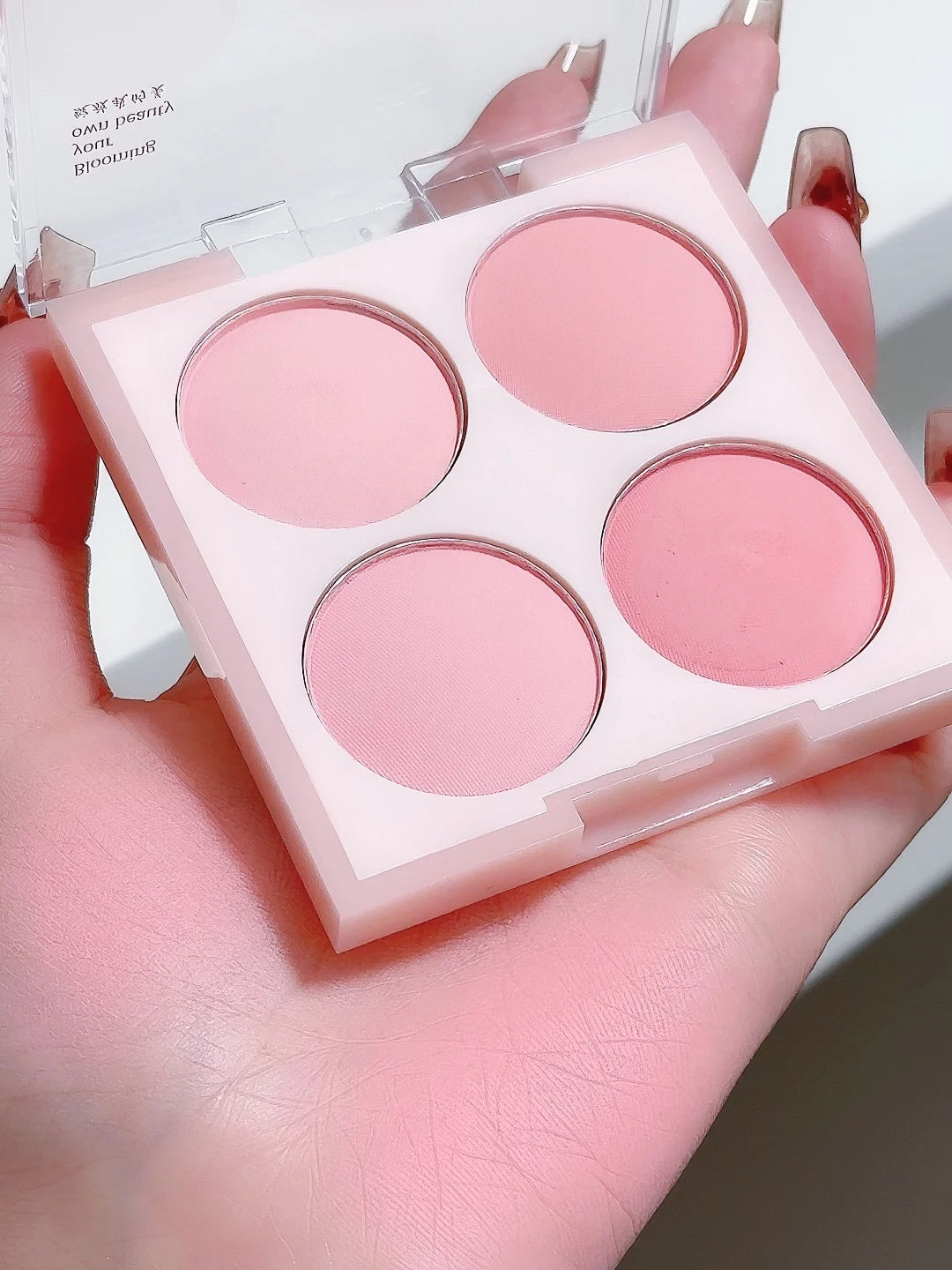 4 Colors Blush Powder Face Makeup Sweet Warm Colors Matte Cheek Powder Facial Beauty Cosmetic Makeup Blush
