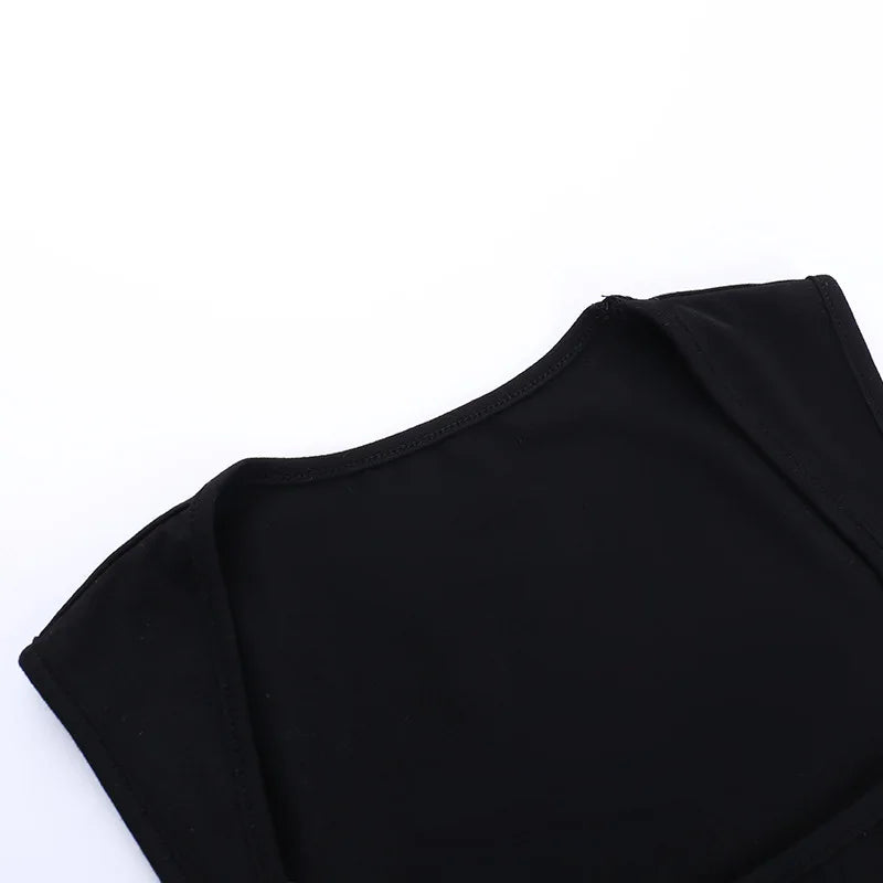 Y2K Women'S Bow Tie-Up Tank Tops Wide Shoulder Straps Bandage Camisole Sexy Low Cut Crop Tops Female Vest Tops