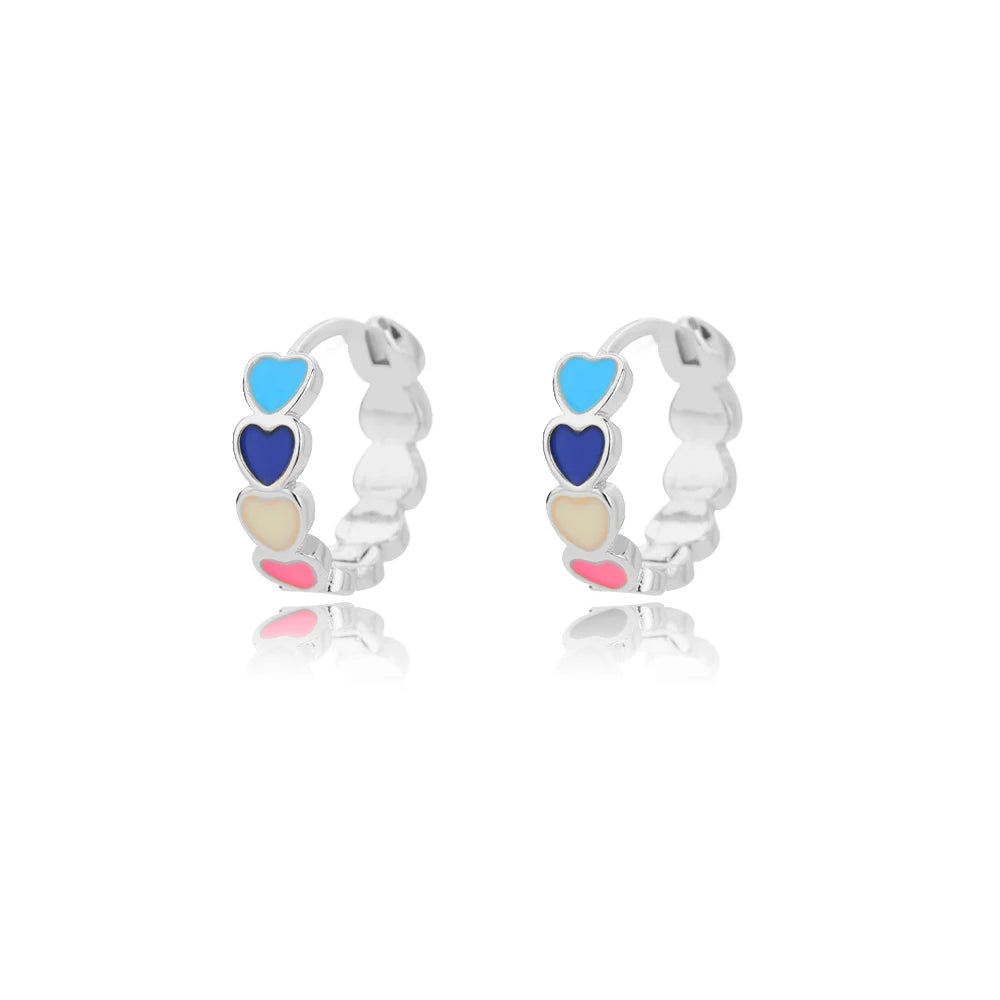 Luxury Star Pendientes Earrings For Women Girl Stainless Steel Minimalist Hoop Piercing 2025 New In y2k Jewelry aretes de mujer E2056S CHINA