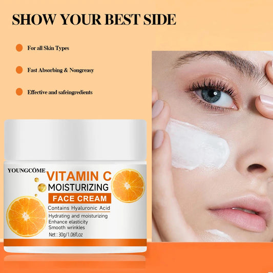 Vitamin C Moisturising Cream Repair Anti-aging Essence Facial Skin Care Contains Deep Hydration Moisturizer for Youthful Glow