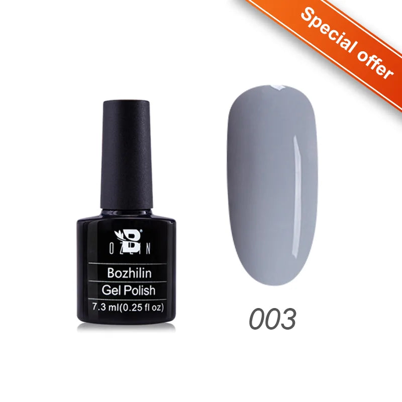 AWStorG15ml 2 IN 1 Crystal Top Coat Transparent Soak Off UV LED Nails Art Manicure Gel Nail Polish Varnishes Primer Function Gel ColorA449
