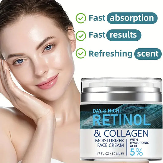 ENVISHA Face Skin Care Retinol Collagen Cream Anti-aging Wrinkle Deep Hydration Moisturizing Skin Health Whitening Exfoliation