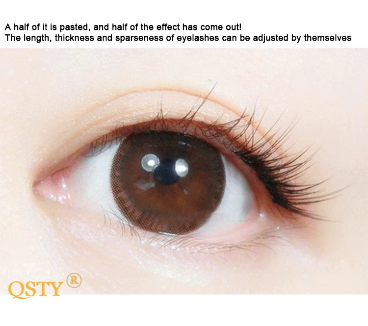 1 box 60 clusters 10/20D extension eyelashes, individual eyelashes, Natural Thick False Eyelashes, , Individual Eyelash Bunche