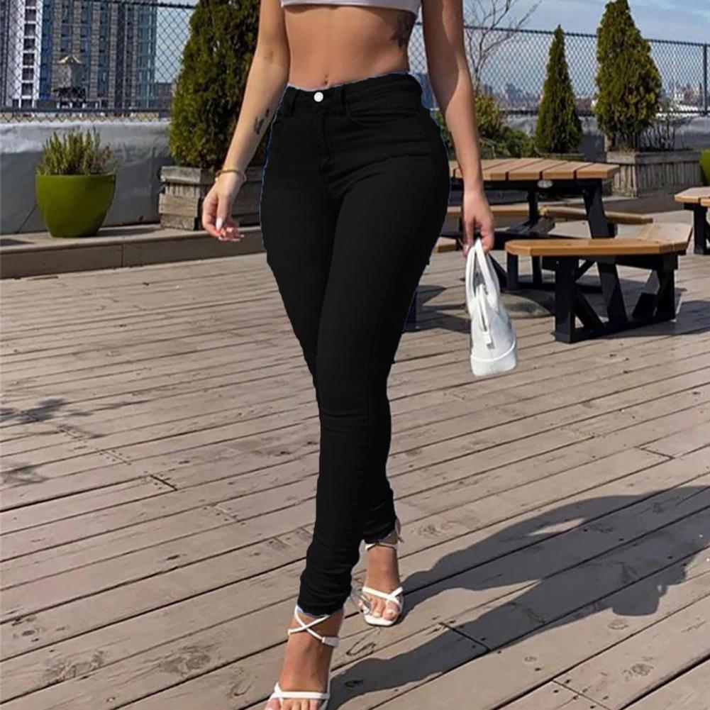 2022 Women Denim Pants Skinny Jeans For Woman 90s High Waist Push Up Women Pants High Street Elastic Pencil Pants Vaqueros Mujer