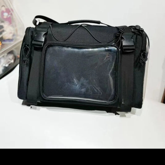 Y2K Cute Lolita Ita Bag Large Capacity Shoulder Crossbody Kawaii Girls Transparent Messenger DIY Display Casual Handbags