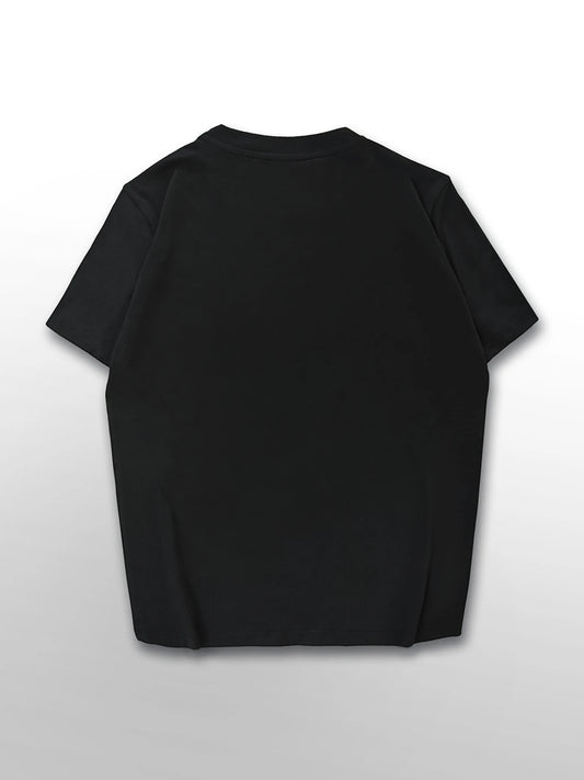 Love electrocardiogram Plus size women's round neck short sleeve T-shirt with elastic half sleeves and trendy prints