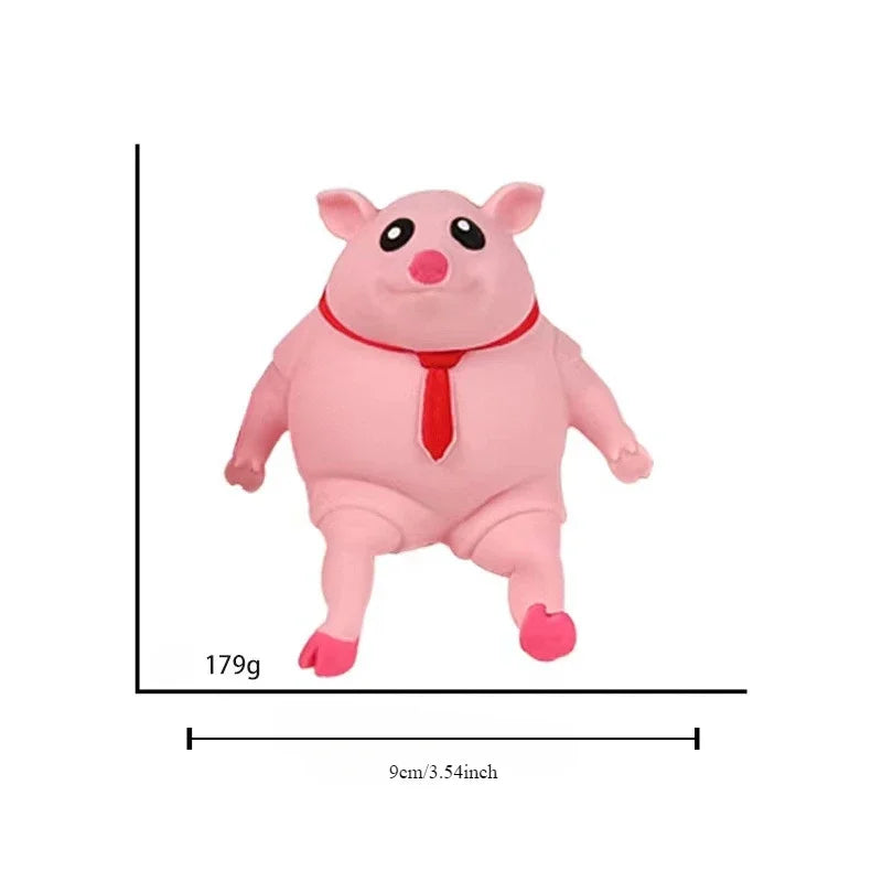 Pet Squeezing Pink Pig Stress Relief Toy Cute Squeezing Animal Cute Little Pig Doll Stress Relief Toy trumpet