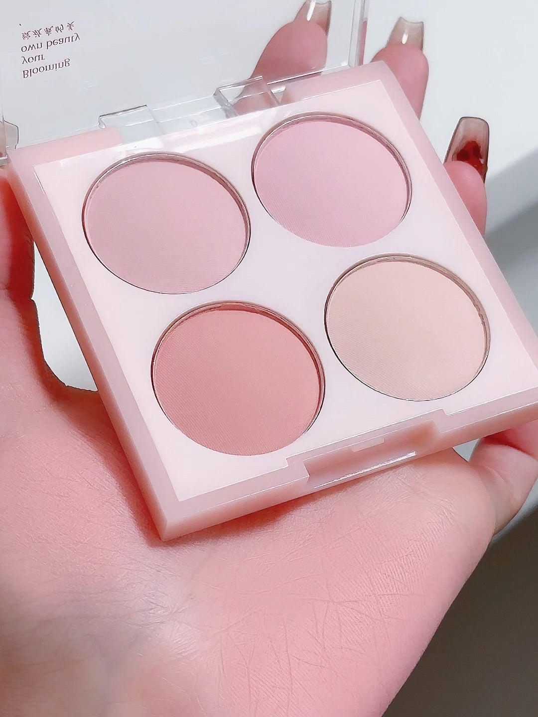 4 Colors Blush Powder Face Makeup Sweet Warm Colors Matte Cheek Powder Facial Beauty Cosmetic Makeup Blush