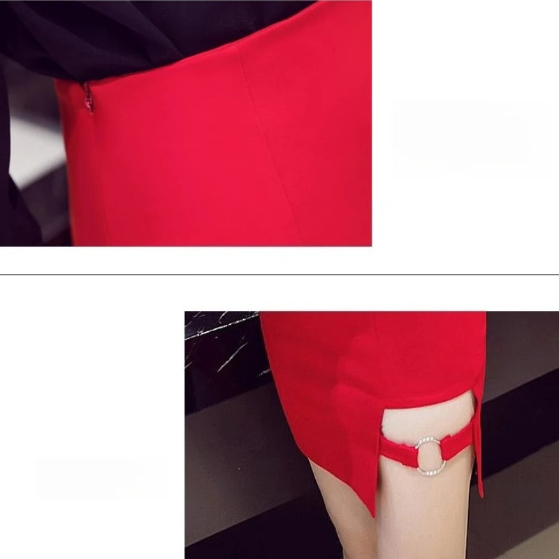 Versatile Irregular Plus Size Bodycon Skirts Sexy Hollow Out Bandage Skirt Harajuku Mini Skirt Summer High Waist Pencil Skirts