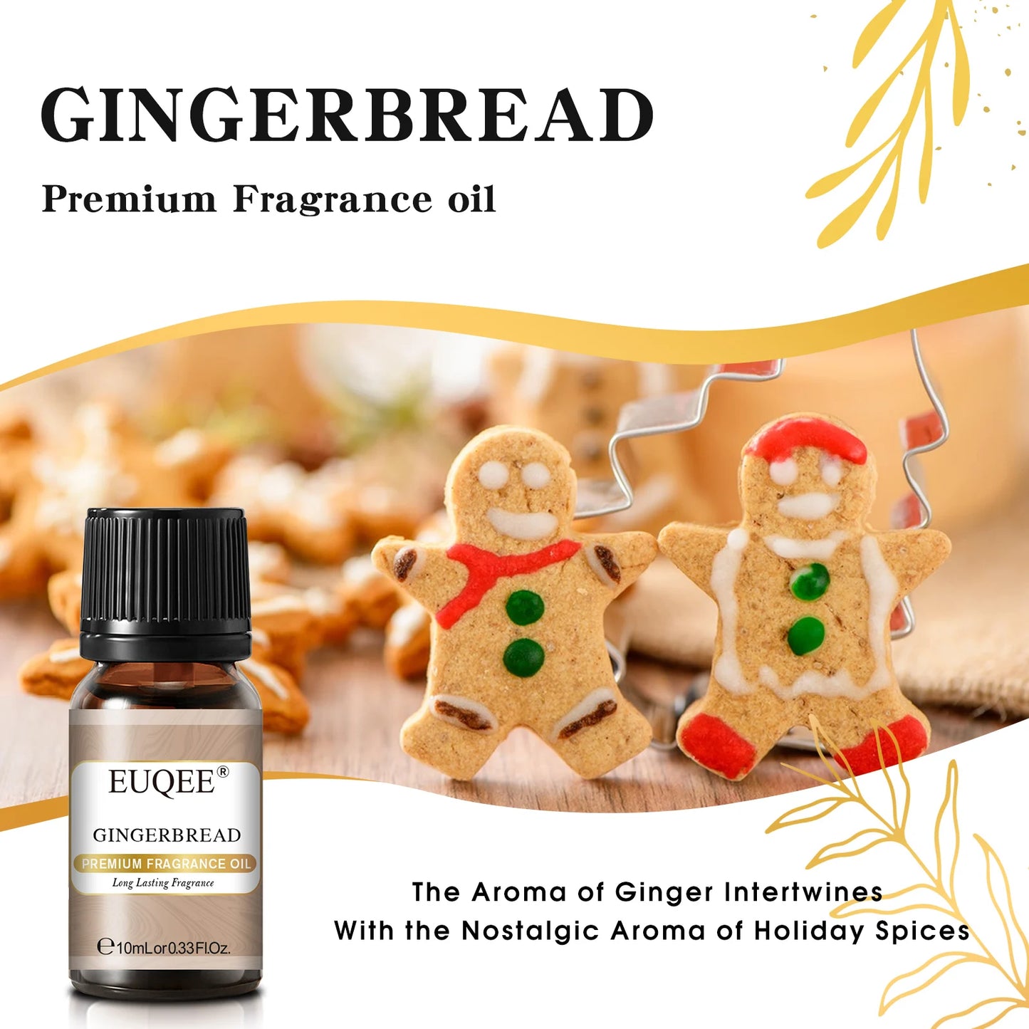 EUQEE 10ML Men's Fragrance Oil For Car Diffuser,Making Candle Leather Forest Pine Coffee Cake Cedarwood Bay Rum 1pcs/3pcs/6pcs - Badiee Stylez