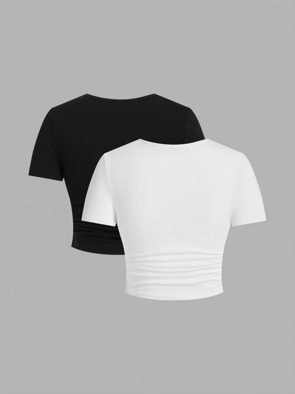 Simple Red Spider Printing Crop Tops Summer Street Fashion Women's Slim-fit T-Shirt Comfortable Soft High Elastic Female Clothes