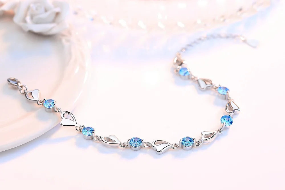 New High quality 925 Sterling Silver 4MM Women Men chain Male Twisted Rope Bracelets Fashion Silver Jewelry H005
