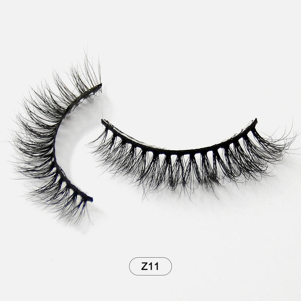 Dropshiping Makeup Mink Lashes Fluffy Soft Full Fake Eyelashes Natural False Eyelashes Wispy Lash Extension Z11 CHINA