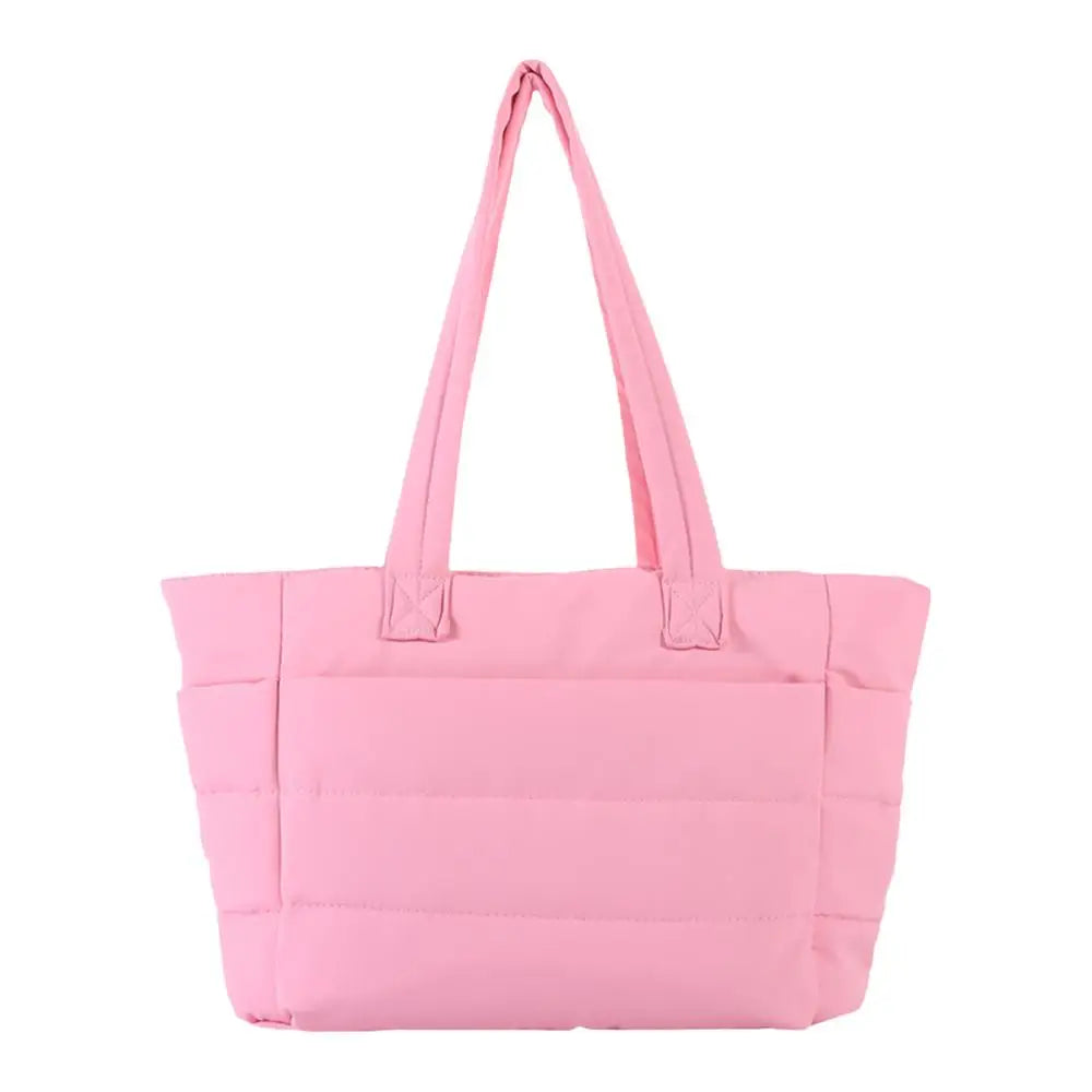 New Large Capacity Tote Bag Versatile Handbag for Women Commuting Bag Messenger Shoulder Bag Multiple Pockets Mummy Bag pink