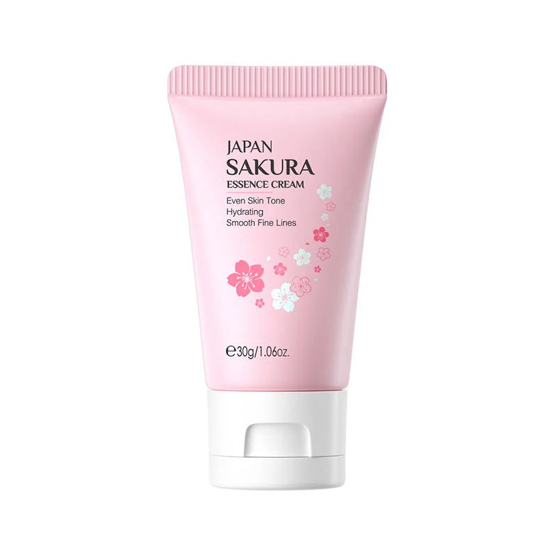 Sakura Whitening Face Serum Fade Fine Lines Anti Aging Tighten Pores Improve Melanin Pigment Dull Moisturizer Brighten Skin Care Face cream 30g