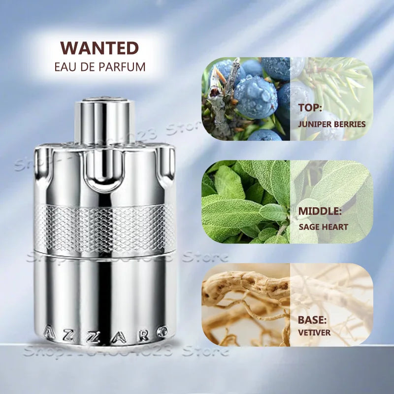 100ML Azzaro The Most Wanted Parfum Intense Mens Cologne High Quality Luxury Perfumes For Men Attract Women Hypnosis Perfume