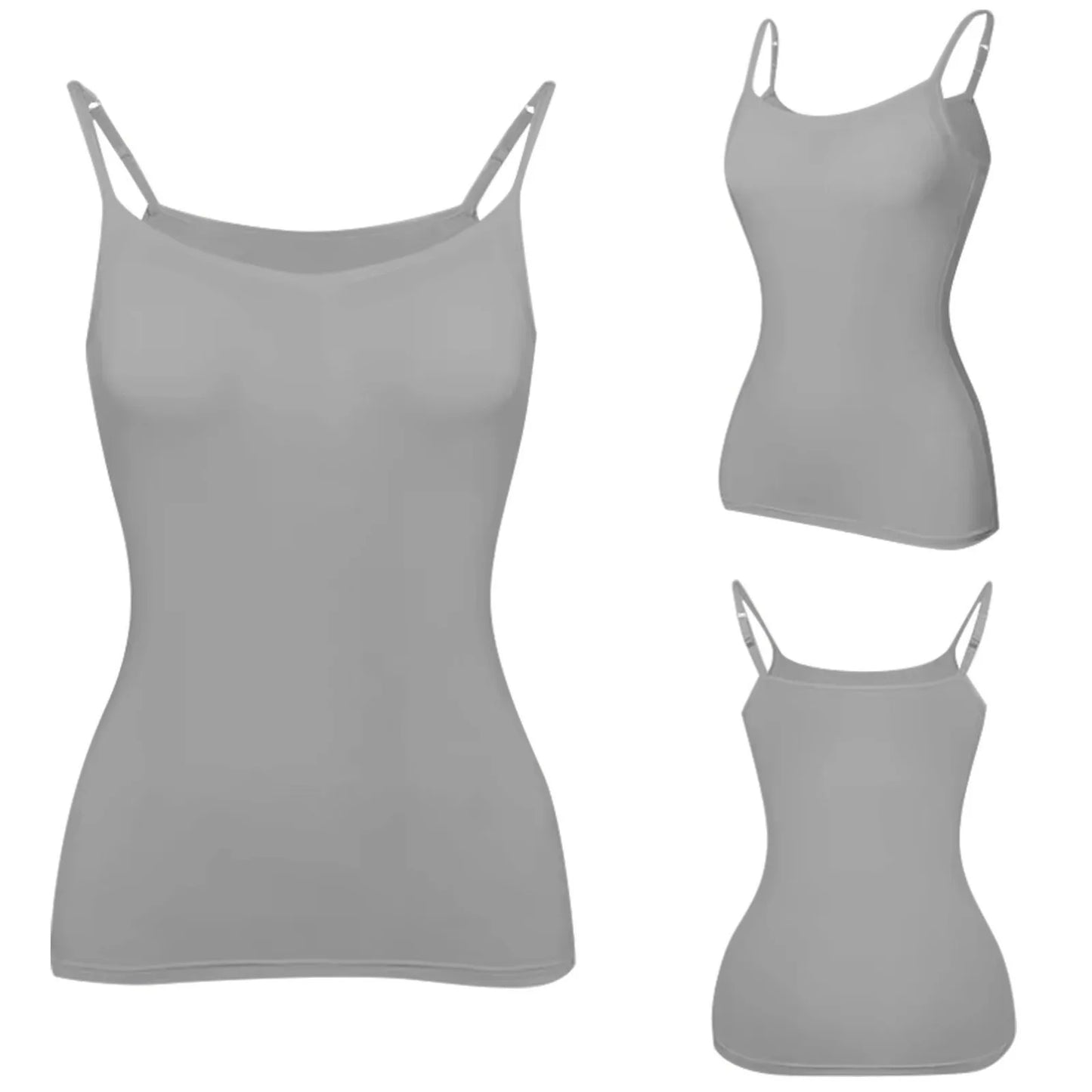 Summer Female Tanks With Chest Pad Basic Solid Sleeveless T shirts Women Slim Halter Neck Off-shoulder Camisole Tops Tees