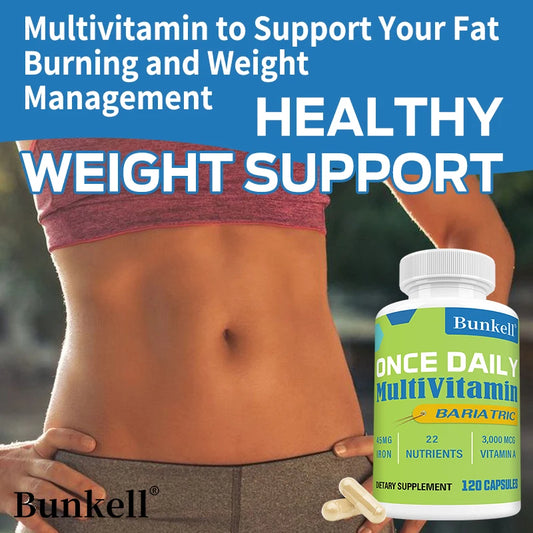Vitamin Supplement, Once Daily Weight Loss Multivitamin, Multimineral with Iron 45 mg, Supports Weight Management, 120 Capsules