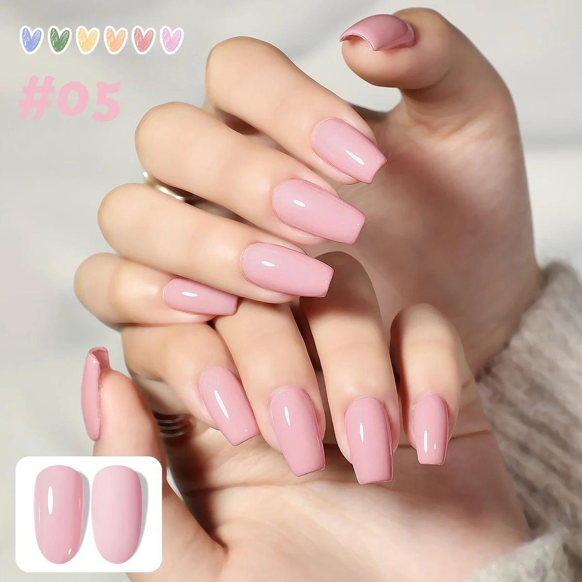 1-16pcs PSK Afternoon Sweetheart Gel Nail Polish Yellow Nails Macaron Sweetheart Color Series Whitening Nail Art Nail Supplies wuhoutianxin05