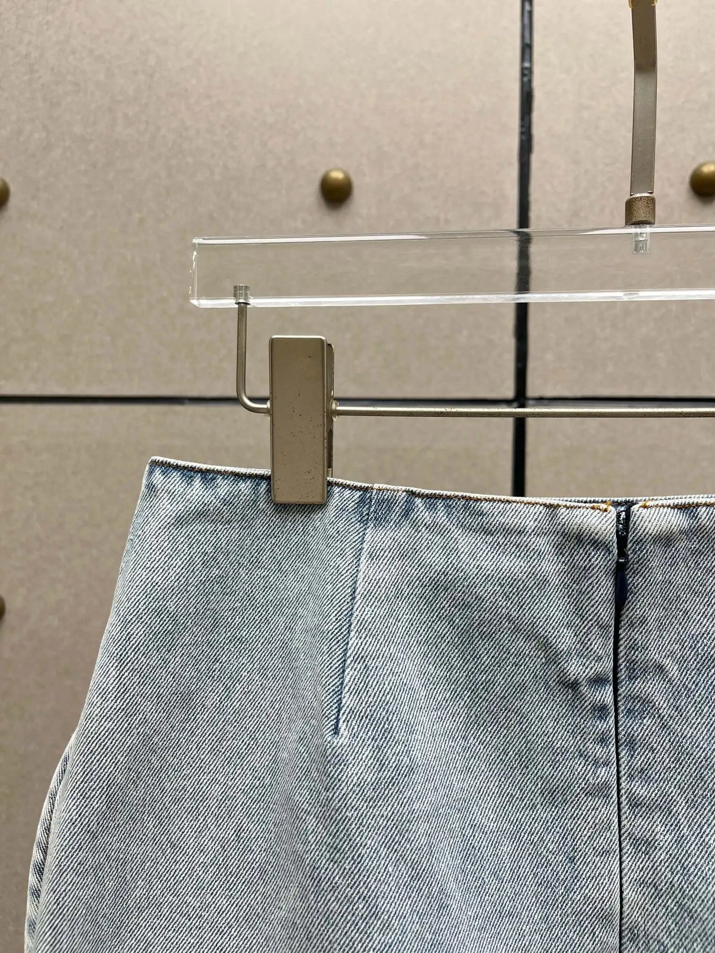 Rose Decoration Low Waist Women's Denim Skirt Y2K Temperament High Street Mini Half-body Skirt 2025 Summer New