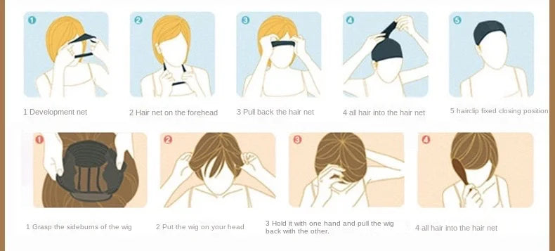 Light Brown Synthetic Wig For Short Straight Hair Bob For Women To Use For Daily Halloween Party Cosplay Badiee Stylez