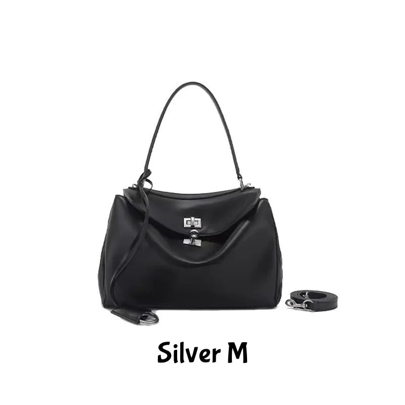 Loose Lazy Feeling Unisex Shoulder Handbag American Casual Crossbody Soft M 1